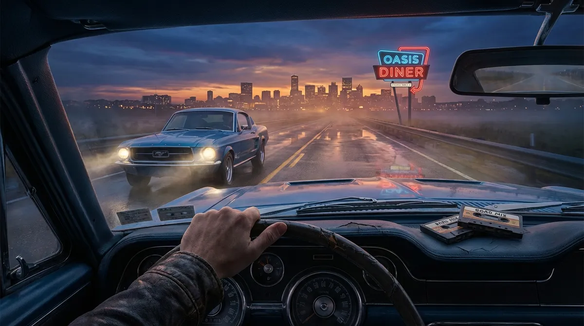 Skylines, Backroads, and Midnight Diners: A Road Trip You Can Almost Feel